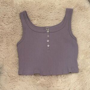 Uniqlo Ribbed Crop Top